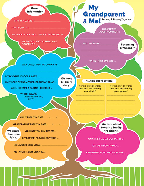 Praying and Playing Together Activity Sheet