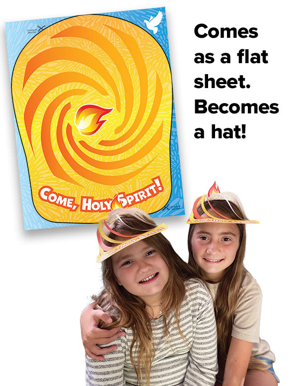 Pentecost Flame Hat Activity Sheet