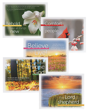 Funeral Cards Set