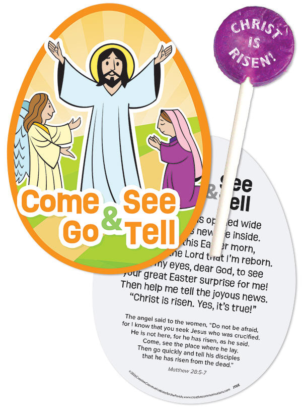 Easter Candy Card with Sucker