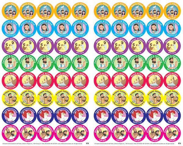 Good Virtues Stickers