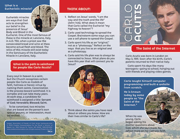 Carlo Acutis, Saint of the Internet