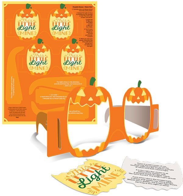 Halloween Glasses Activity