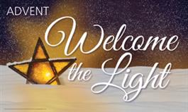 Welcome The Light Advent Standard Banner Product/Goods : Creative ...