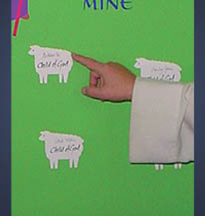Extra Sheets of 12 Sheep for Parish Baptism Banner