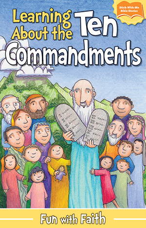 LEARNING THE 10 COMMANDMENTS STICKER BOOKLET-PROT