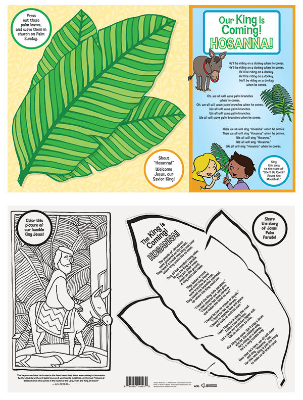 Palm Sunday Activity Sheet