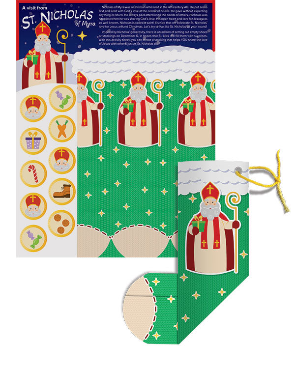 A Visit from St. Nicholas of Myra Activity Sheet