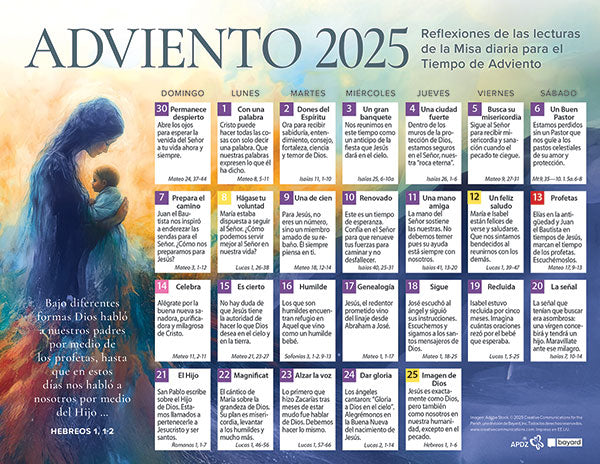 Daily Advent 2025 Catholic Spanish Calendar