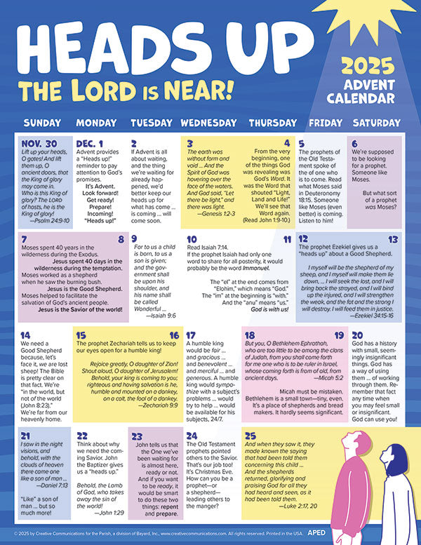 Daily Advent 2025 Calendar for Teens and Young Adults