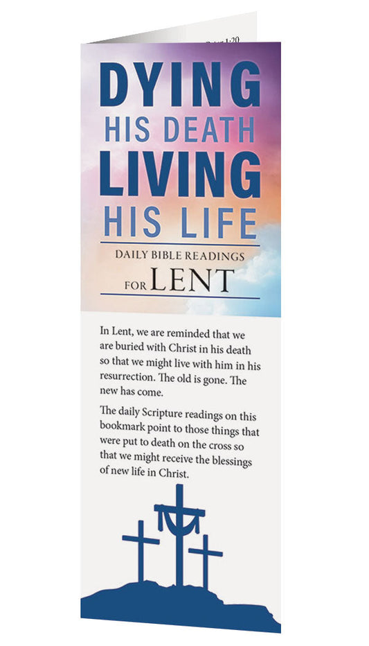 Biblical Bookmark for Lent