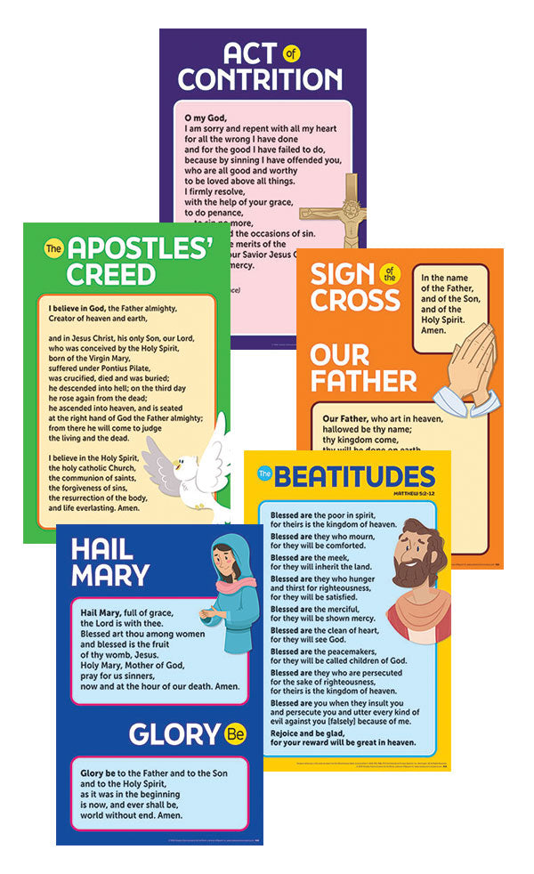 Catholic Classroom Prayer Posters