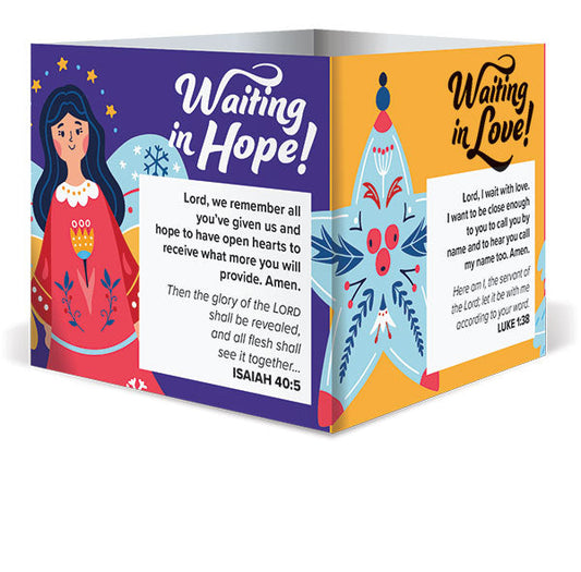 Waiting in Wonder Advent Table Tent