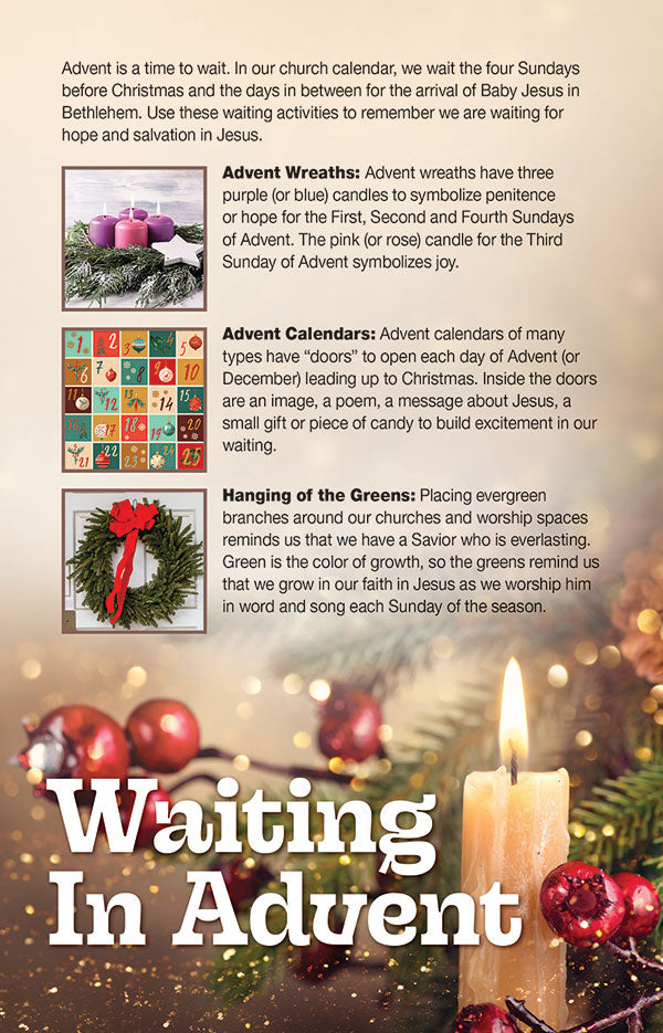 Advent Bulletin Insert