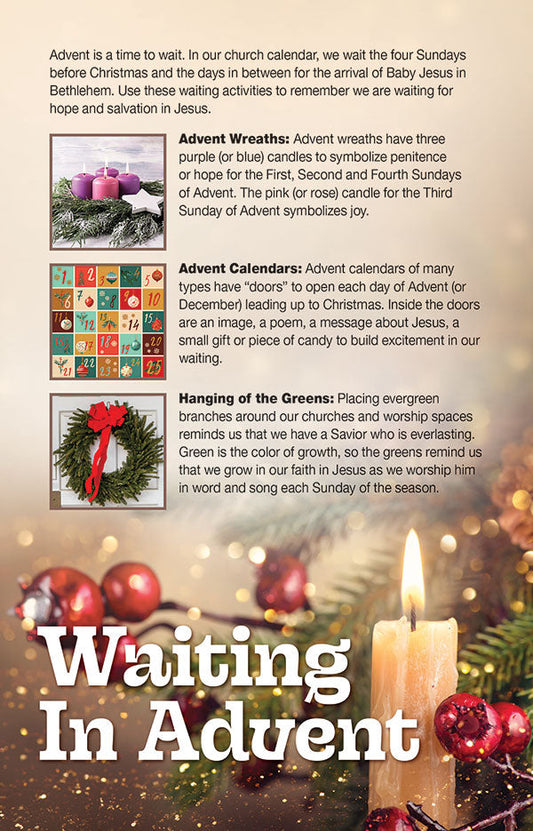 Advent Bulletin Insert