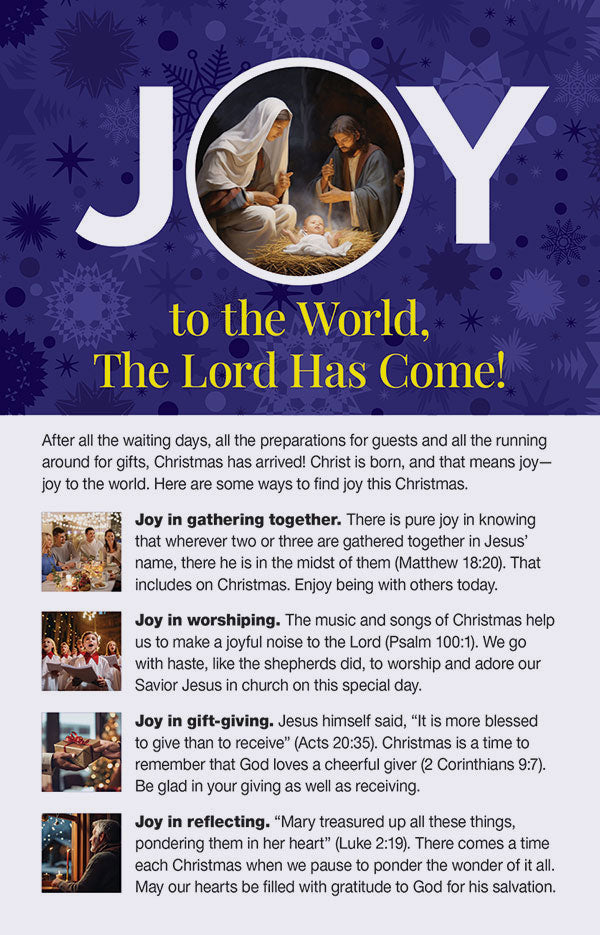 Christmas Bulletin Insert