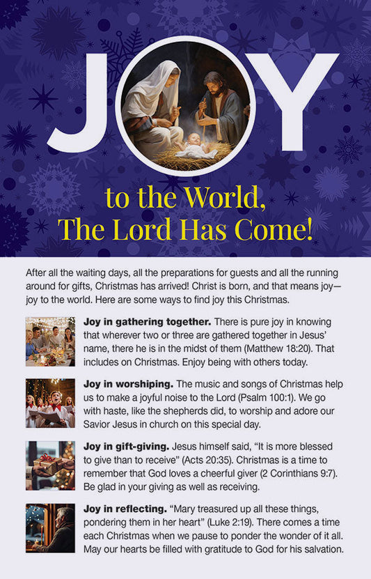 Christmas Bulletin Insert