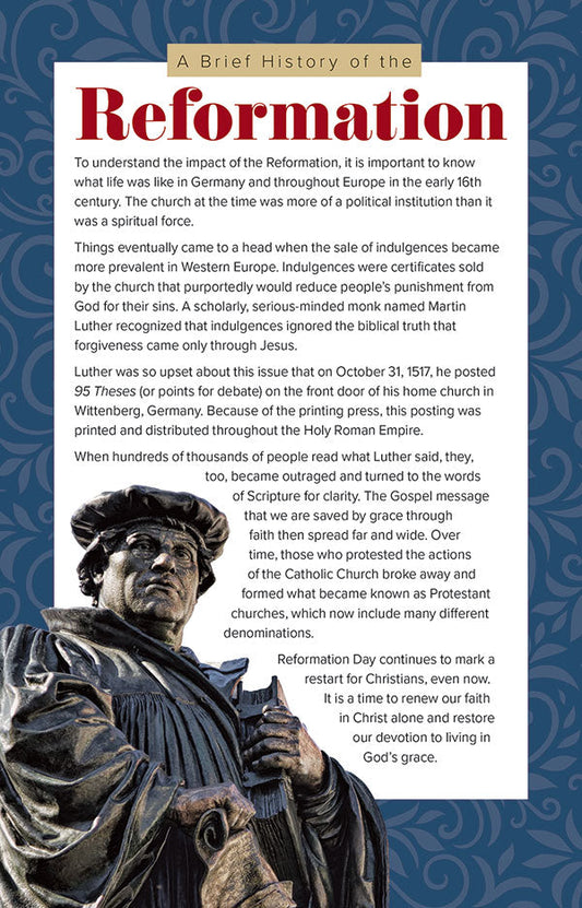 Reformation Bulletin Insert