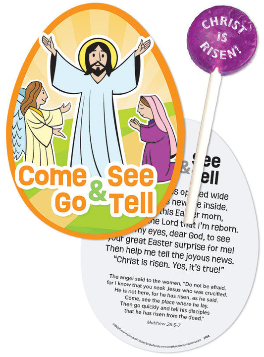 Easter Candy Card with Sucker