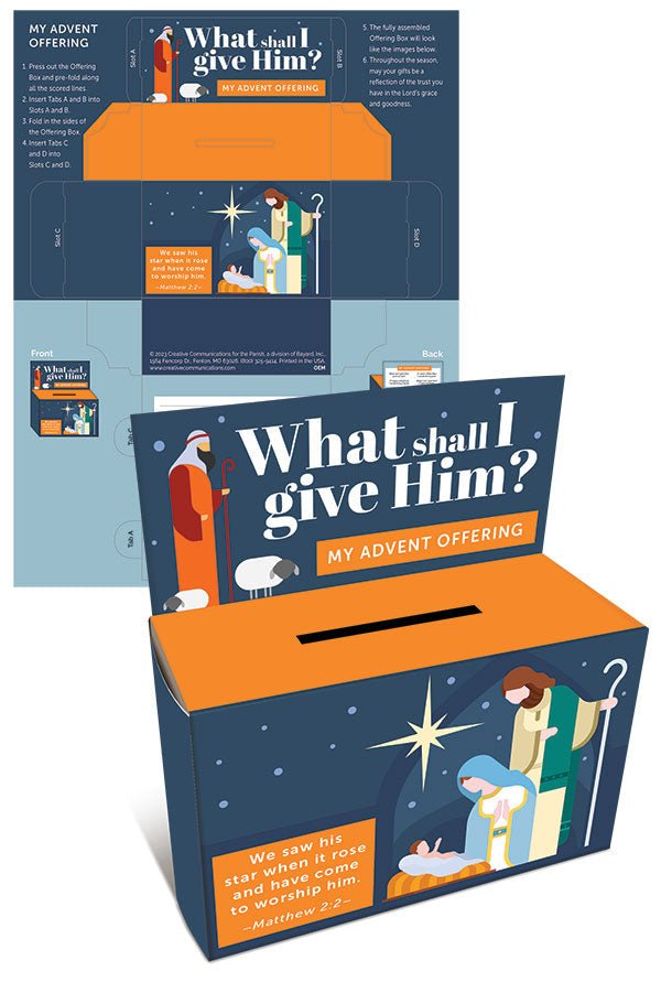 Advent Offering Box Activity Sheet