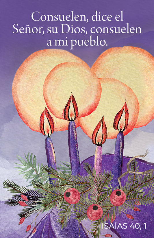 Advent Spanish Prayer Card