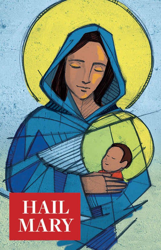 Hail Mary Prayer Card