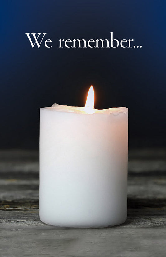 Prayer Of Rememberance Prayer Card