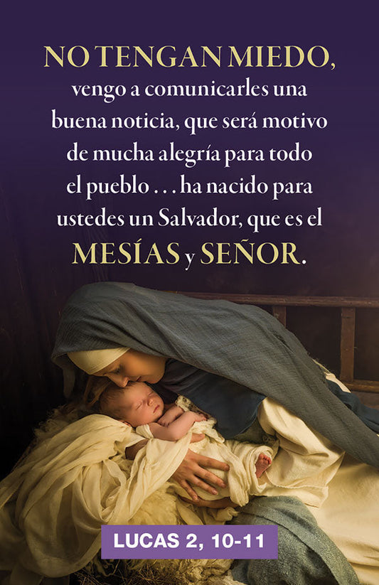 Christmas Spanish Prayer Card