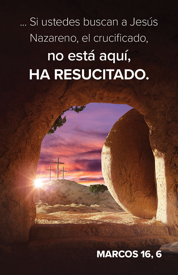 Easter Spanish Prayer Card