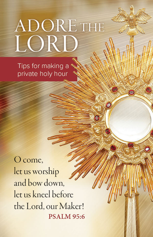 Adoration Prayer Card
