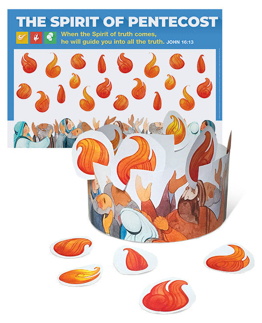 Pentecost Flames Activity Sheet