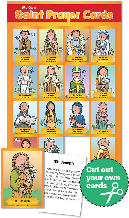 Saint Prayer Cards For Children