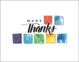 Many Thanks Greeting Card