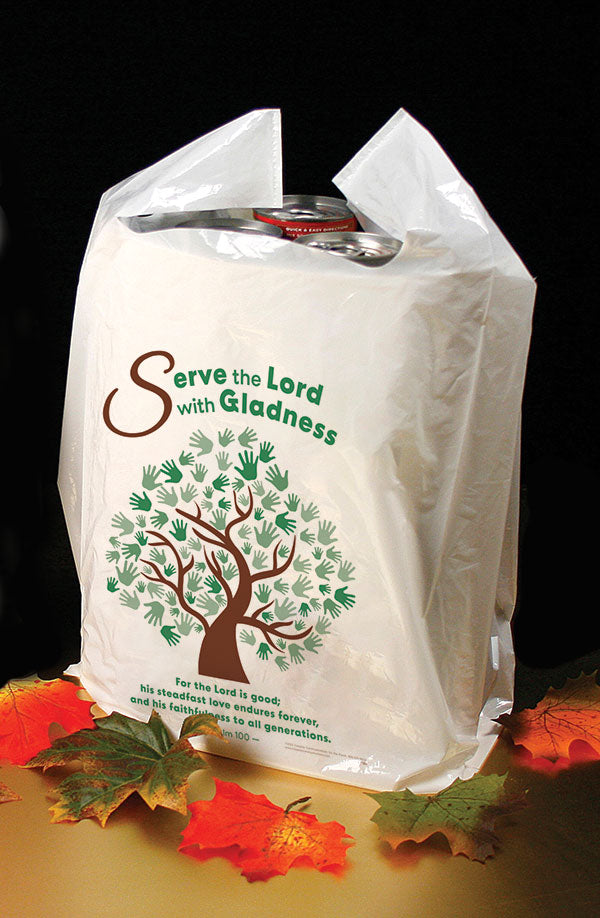 Serve the Lord with Gladness Food Pantry Bag