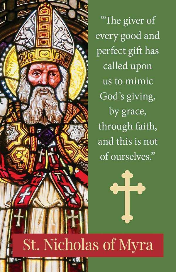 Saint Nicholas Prayer Card