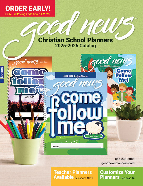 Good News Planner Christian Catalog 2025-2026